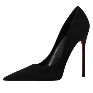 PARK DANCE Тонкие каблуки на шпильке женские черные высота 10 см, цвет Black 10cm