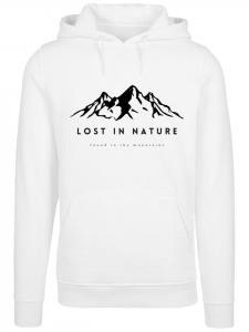 Толстовка Lost in nature белого цвета F4NT4STIC