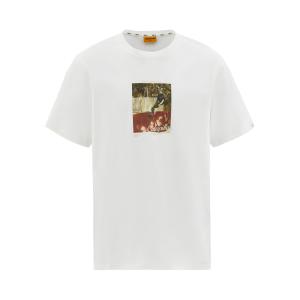 Футболка мужская белая CAT