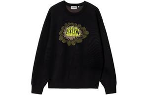 Carhartt WIP Свитер Pixel Flower вязаный унисекс black