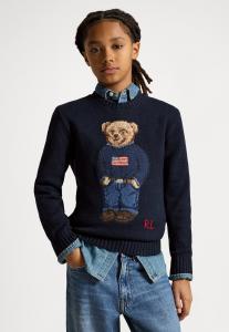 Джемпер Polo Ralph Lauren POLO BEAR COTTON SWEATER 7-14Y, Navy/Dark Blue