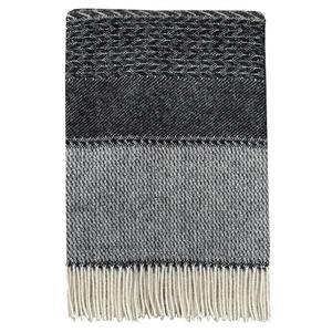 Шерстяное одеяло uptown new zealand из овечьей шерсти Malagoon, черный