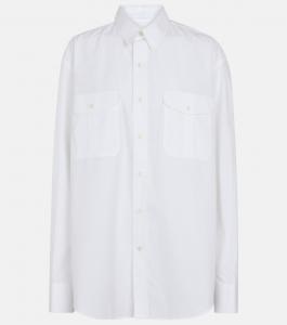 Хлопковая рубашка WARDROBE.NYC, белый