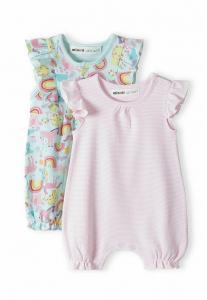 Комбинезон 2 PACK MINOTI, цвет teal light pink