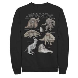 Мужской свитшот с групповым изображением «Звездные войны Некоторые существа» Licensed Character