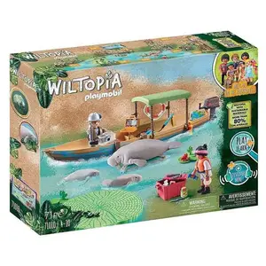 Поездка на лодке Playmobil к ламантинам, мультиколор