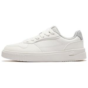 Erke Кроссовки для скейтбординга Coverage с низким верхом, устойчивые к истиранию и скольжению, женские, белые, серые