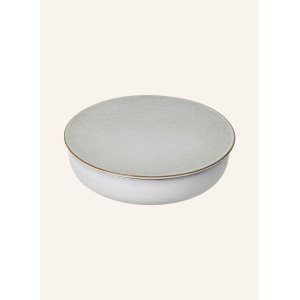 Ящик для хранения Broste Copenhagen NORDIC SAND, высота 5,5 см, цвет weiss/hellblau/dunkelbraun