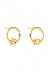 Позолоченные серебряные серьги Ania Kruk