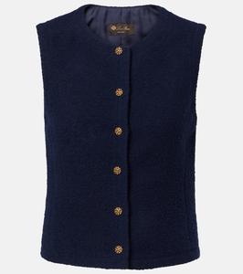 Жилет из смеси кашемира и шерсти Loro Piana, Lough Reflection