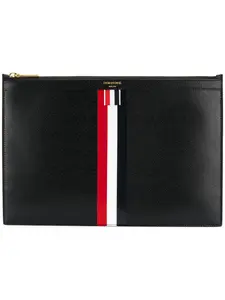 Клатч с принтом Thom Browne, черный