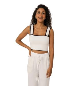 Вязаный женский топ Forevermore Belle & Bloom, Ffffff