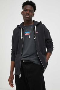 Хлопковая толстовка Levi's, черный