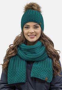 Шарф Vivisence, бирюзовый