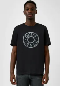 Футболка с принтом Qs, Schwarz