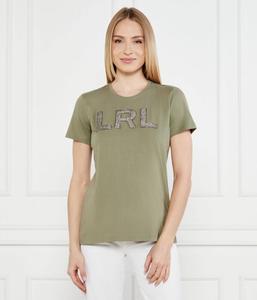 Футболки Relaxed fit Lauren Ralph Lauren, хаки