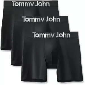 Мужские трусы-боксеры Tommy John 360 Sport Micro — набор из 3 штук, черный