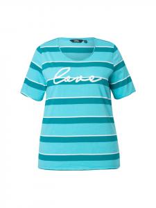 Футболка Ulla Popken, цвет tiefes aqua