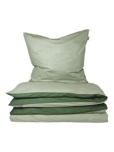 Постельное белье Schiesser set Doubleface Feinbiber 2 tlg, зеленый
