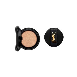 SAINT LAURENT Черный кожаный тональный крем-подушечка для сияния Air Cushions для маскировки с солнцезащитой