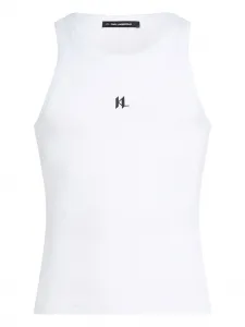 Топ-майка с нашивкой-логотипом Karl Lagerfeld, белый