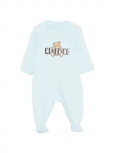 Пижама с логотипом Teddy Moschino Kids, синий