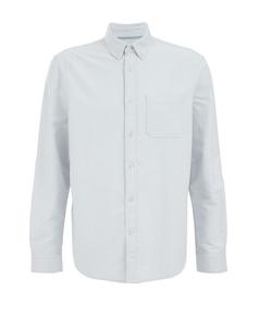 Рубашка на пуговицах классического кроя WE Fashion, светло-синий