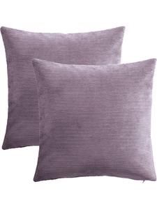 Наволочки из вельвета, Глазго, лавандового цвета, 2 шт. Erwin Müller, 30 x 50 см