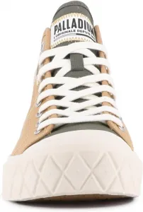Унисекс кеды Palladium Palla Ace Mid из органического холста на шнуровке, бежевый