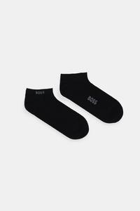 Набор из двух бамбуковых носков BOSS 2p as logo, черный