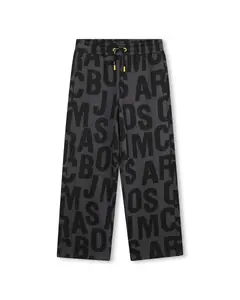 Спортивные штаны для мальчика в сером цвете с крупным принтом Marc Jacobs