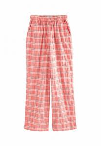 Брюки Next WIDE LEG PULL ON CHECK, Pink