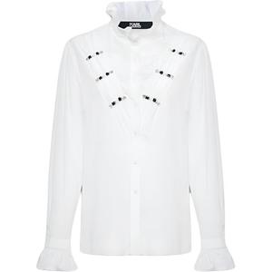 Рубашка KARL LAGERFELD FW25 женская KARL LAGERFELD / Karl Lagerfeld Jeans, белый