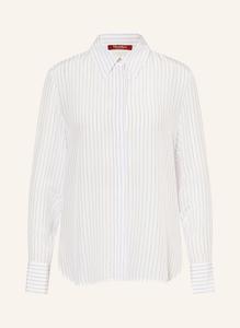 Блузка-Рубашка из шелка Лама Max Mara Studio, мультиколор