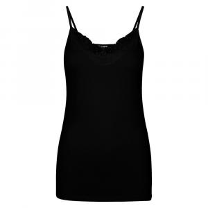 Футболка без рукавов Vero Moda Inge Lace, черный