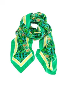 Шелковый шарф/накидка/саронг EVELYN & KATE, зеленый