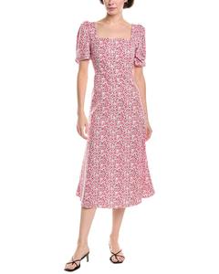 Платье миди Мэдисон Майлз Madison Miles, красный