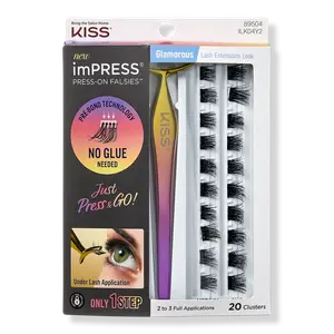 Накладные ресницы imPRESS, гламурные Kiss