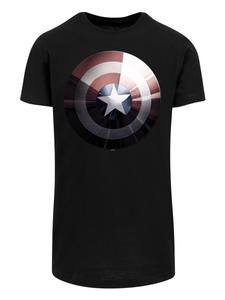Рубашка F4NT4STIC Marvel Captain America Shield, черный