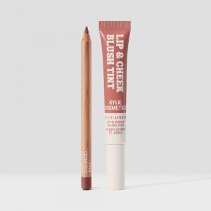 Набор Kylie Cosmetics Lip & Cheek Blush Tint & Precision Pout Lip Liner Duo, nude beige/saturn