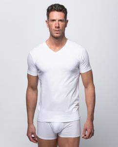 Мужская белая майка с короткими рукавами Abanderado, белый