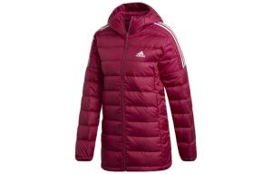 Пуховик женский красный Adidas, красный