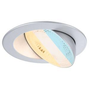 Светодиодный потолочный светильник Paulmann Einbauleuchte Aumus, алюминий - хром - комплект из 1 шт.