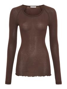 Рубашка Seamless Basic Elvira, темно-коричневый