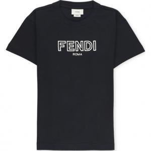 Футболка детская FENDI, черная