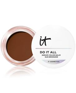 Сыворотка-бальзам для волос Do It All, солнцезащитный крем-бронзер IT Cosmetics, Deep Bronzer