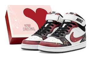 Court Borough 2 Couple's, Welcome Fortune, Spring Festival, Celebration, Comfortable Versatile Abrasion Resistant Nike, черный красный