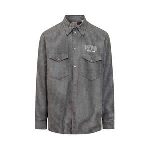 Рубашка Kenzo Archive 1970 Military Shirt, цвет Stone Grey