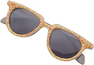 Женские модные солнцезащитные очки Melrose с бриллиантами, в стиле панк, квадратной формы, защита от ультрафиолета UV400, модель KO5612, Grey