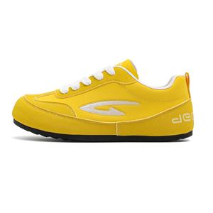 Дышащие легкие низкие повседневные туфли, увеличивающие рост, женские желтые DEERWAY, Yellow